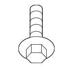 11609457 - Body: Upper Trim Panel Bolt for GM Image