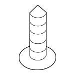 30670603 - Suspension: Mount Bushing Bolt for Volvo Image