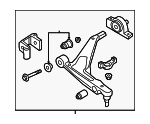 31658894 - Suspension: Lower Control Arm for Volvo Image