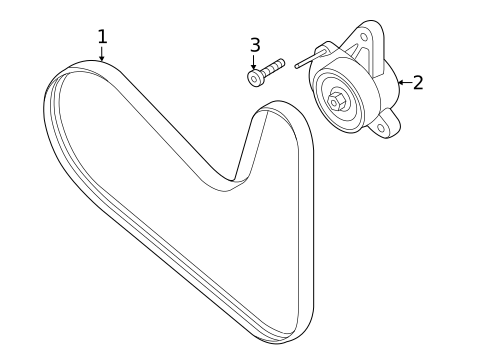Belts & Pulleys for 2015 Volkswagen Jetta #0
