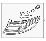 924033V020 - Electrical: Tail Lamp Assembly for Hyundai Image