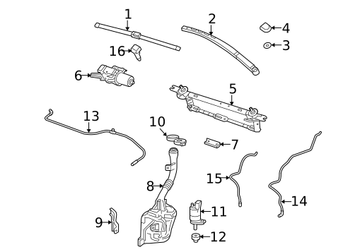 Wipers for 2015 GMC Terrain #0