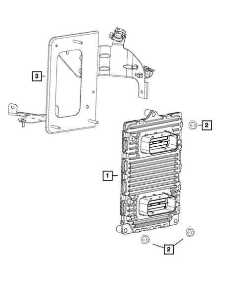 Keys, Modules and Engine Controllers for 2016 Ram ProMaster City #3