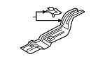 JL1Z7810124A - Body: Side Member for Ford Image