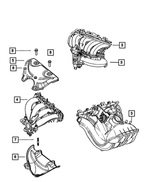 4792432AG - Engine 2.4L Four Cylinder: Intake Manifold for Mopar Image