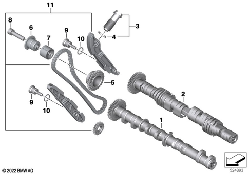 Camshaft for 2019 BMW-Motorrad S 1000 RR #1