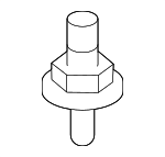 91560SDAA01 - Body: License Pocket Clip for Honda: Accord Image