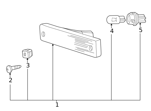 Bulbs - Chassis for 2005 Mitsubishi Outlander #4