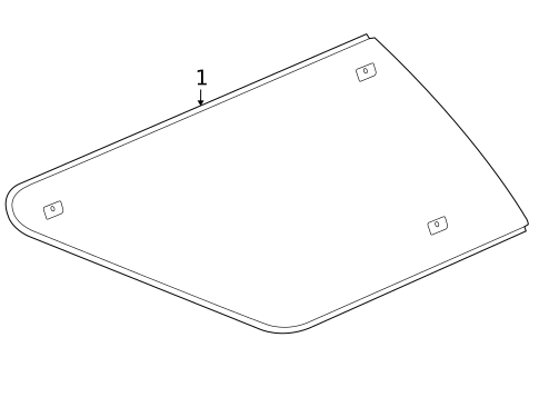 Glass & Hardware for 2005 Cadillac SRX #0