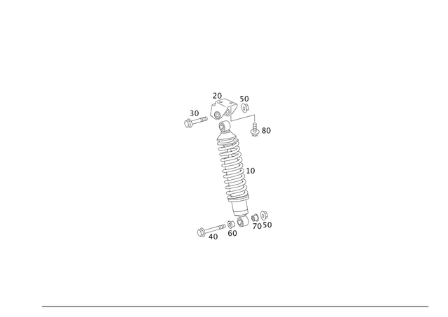 1993201813 - : Shock Absorber for Mercedes-Benz Image