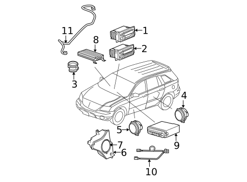 Sound System for 2008 Chrysler Pacifica #0