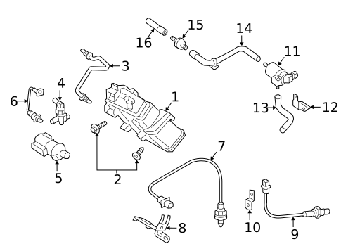 Emission System for 2020 Genesis G90 #0