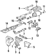 18115P13003 - : Manifold Gasket for Honda Image
