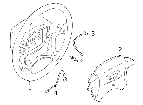 Steering Wheel & Trim for 2003 Volvo C70 #0