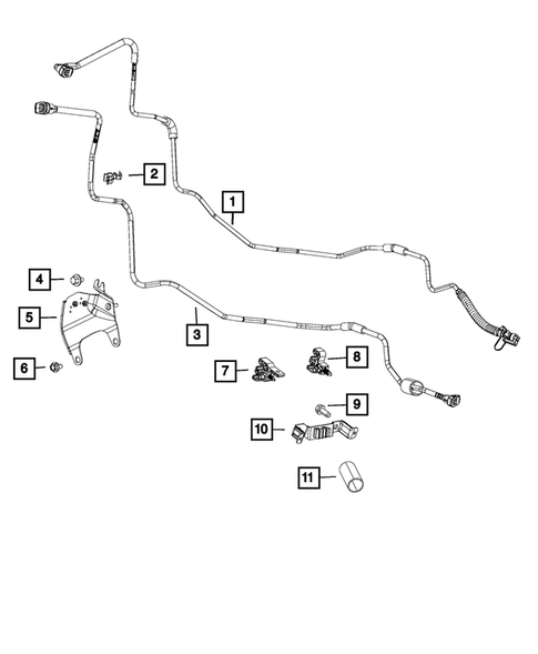 Fuel Lines for 2018 Ram 3500 #4
