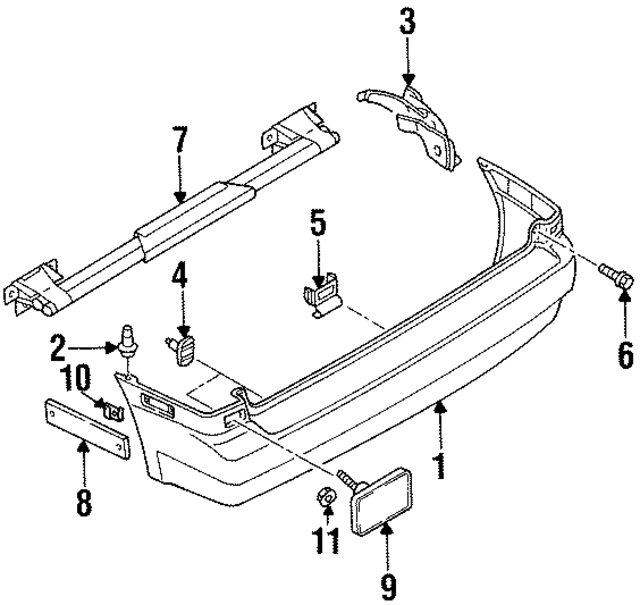 999400400 - : Reflector Nut for Mazda Image