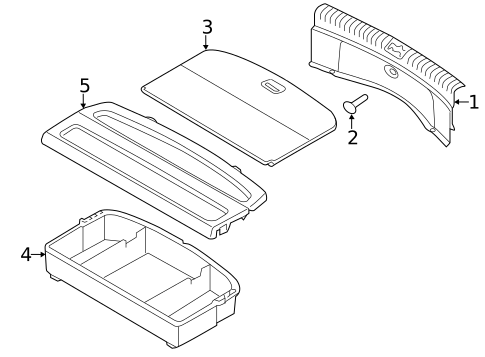 Interior Trim - Rear Body for 2016 Kia Soul #0