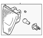 3625055G00 - Electrical: Backup Lamp Assembly for Suzuki Image