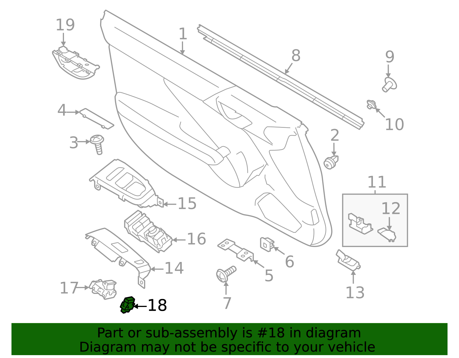 SUBARU K111 ドライバーズハンドブック 2022-2025 Subaru Lock Switch 83078CC000 | Subaru Online Parts