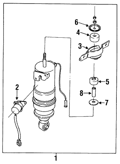 Suspension Control for 1989 Subaru XT #0