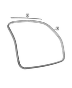 68640628AB - Doors, Door Mirrors and Related Parts: Liftgate Opening Seal for Mopar Image image