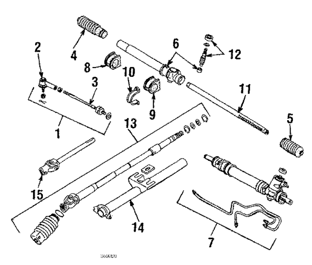 4800133A60 - : Rack And Pinion Assembly for Nissan Image