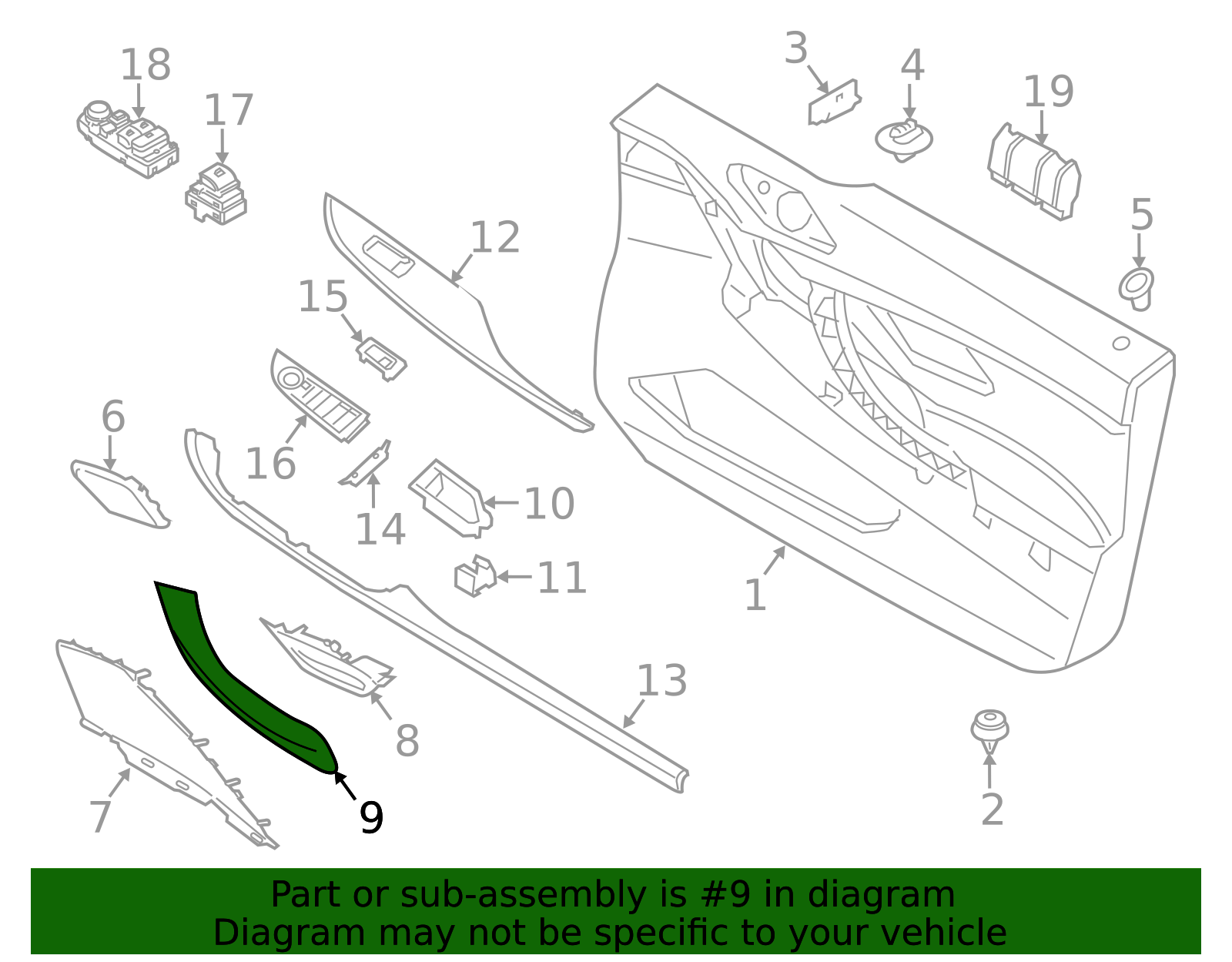 BMW Axle Securing Clip – OEM Part # 51 41 8 201 057, Genuine New