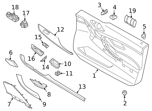 Front Door for 2013 BMW 650i Gran Coupe #1