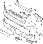80010951 - : Lower Bumper for Volvo: EX30 Image