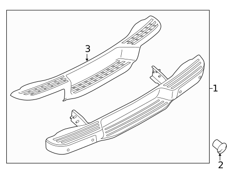 Rear Bumper for 2015 Nissan NV3500 #0