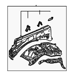 5370260C40 - : Apron Assembly for Lexus: LX600, LX700h Image
