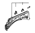 5371060A40 - Body: Upper Rail for Lexus: LX700h Image