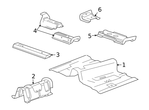 Floor for 2014 Cadillac CTS #1