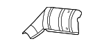 99611342100 - Exhaust: Catalytic Converter Heat Shield for Porsche: Boxster Image