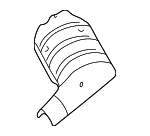 99611342200 - Exhaust: Catalytic Converter Heat Shield for Porsche: Boxster Image