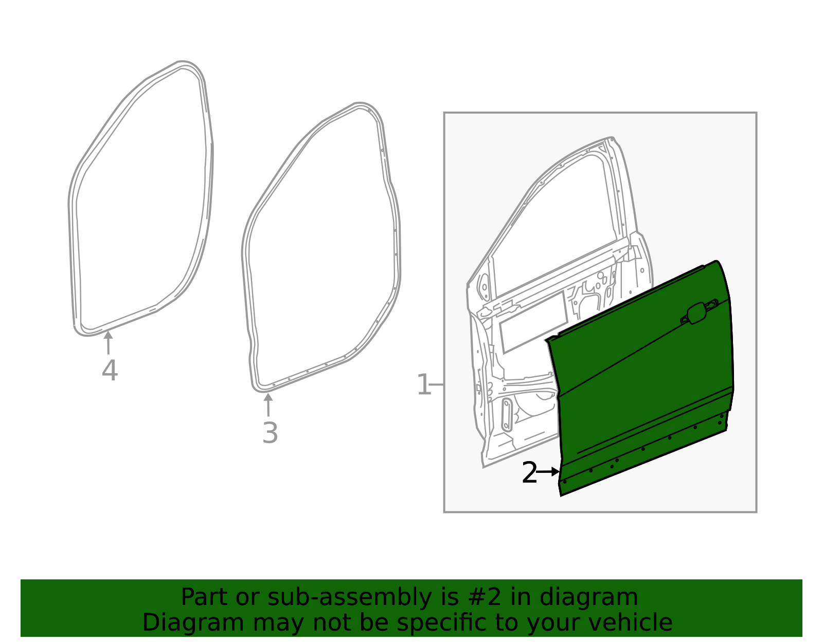 2018-2024 Chevrolet Outer Panel 84433444 GM | GMPartsDirect.com
