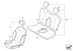 52100306137 - Retrofitting / Conversion / Accessories: Leather Retrofit Sports Seat Front Left for Mini Image