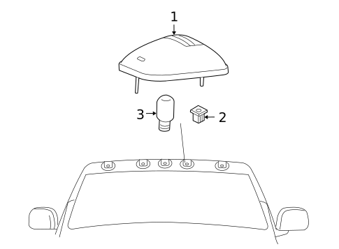 Roof Lamps for 2005 Dodge Ram 1500 #0