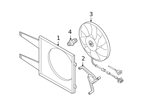 Cooling Fan for 2009 Volkswagen Beetle #0