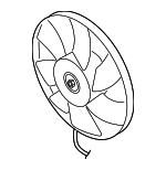 1C0959455F - Cooling System: Fan &amp; Motor for Volkswagen Image