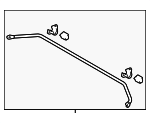 55500C1100 - Suspension: Stabilizer Bar for Kia: Optima Image