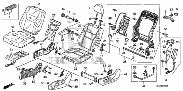 Front Seat (L.) ('08-) for 2010 Honda Odyssey #0