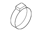 17518053532 - Cooling System: Air Hose Clamp for BMW Image