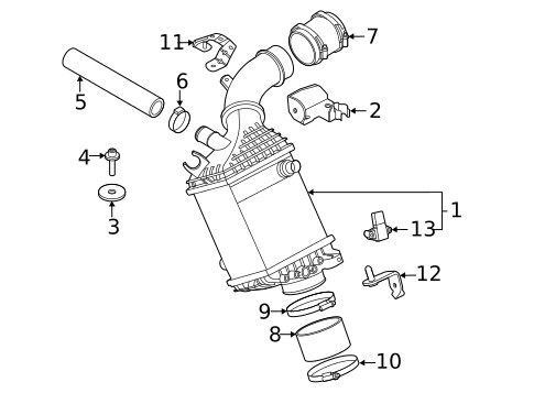 Intercooler for 2021 BMW X6 #0