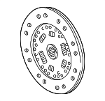 21212226958 - : Clutch Disc for BMW: M3, Z3 Image