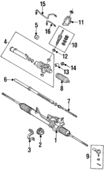 94854303 - : Outer Tie Rod for GM Image