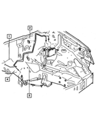 52009163 - Service Brakes: Brake Line Clip for Mopar Image