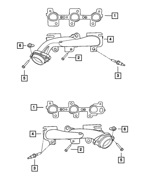 Manifolds and Vacuum Fittings for 2009 Dodge Ram 1500 #0