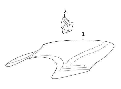Interior Trim - Quarter Panels for 2002 Pontiac Grand Am #1