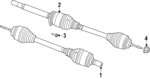 68615960AC - Suspension: Axle Assembly for Dodge: Charger Daytona Image